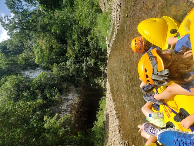 Belize Nohoch Che'en Caves Branch Cave Tubing Excursion First time Cave Tubers!