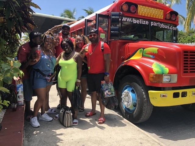 Belize Party Bus and Sightseeing Fun Excursion Amazing 