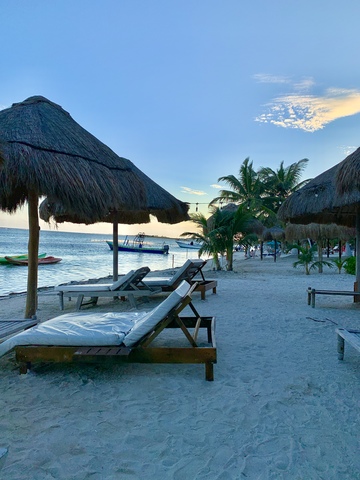 Costa Maya YaYa Beach Club Day Pass: Platinum, Deluxe & Standard Beautiful Beach, Kind Staff, Great Drinks!