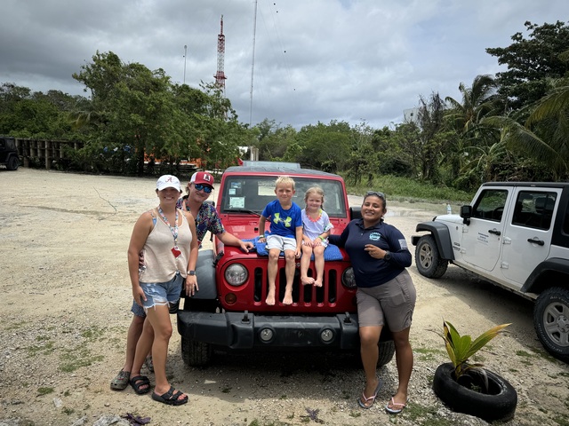 Cozumel Custom Private Jeep Sightseeing, Snorkel, and Beach Club Excursion with Lunch BIBI WAS THE BEST TOUR GUIDE