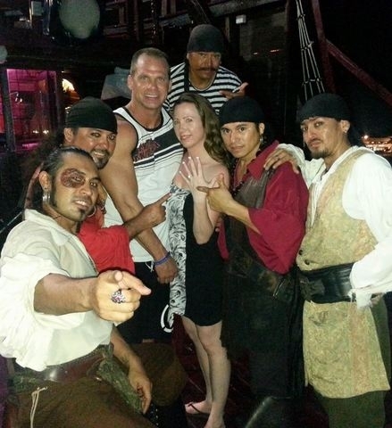 Cozumel Pirate Ship Adventure Excursion with Surf & Turf Dinner and Show Fun & Exciting night
