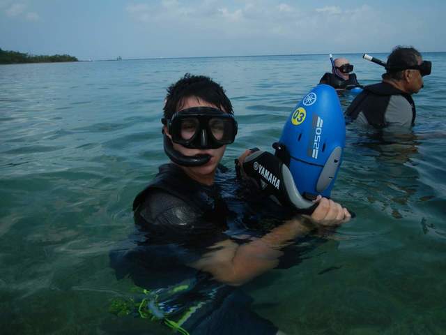 Cozumel Sea Scooter Power Snorkel Excursion and Lunch at Sky Reef  Great excursion for all ages!