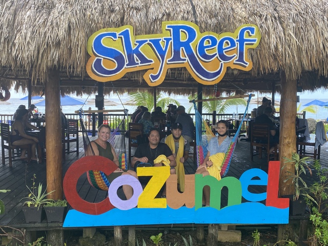 Cozumel Sea Scooter Power Snorkel Excursion and Sky Reef Beach Club Day Pass with Lunch Highly recommend 