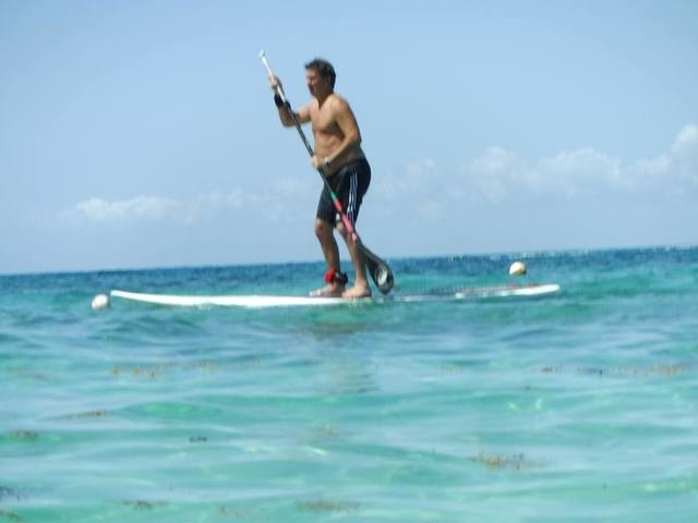 Cozumel Stand Up Paddle Board Introduction at Mr. Sanchos Beach Club so much fun, i can't wait to visit again