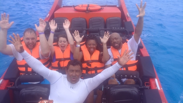 Cozumel Thriller Jet Speed Boat Excursion Fun times