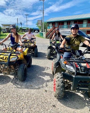 Roatan ATV Off Road Adventure and Monkey Sloth Hangout Excursion Awesome time and really friendly guides