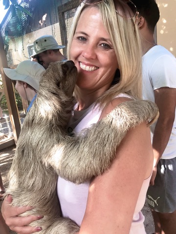 Roatan Southside Reef Snorkel, Monkey / Sloth Park Excursion MY FAV EXCURSION! 