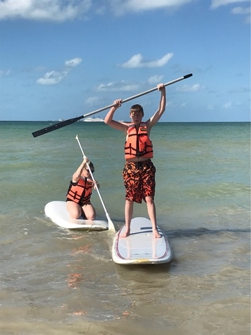 Xcambo Mayan Ruins, Flamingos, Pink Lagoon, and Beach Break Combo Excursion from Progreso family fun