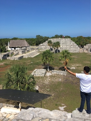 Xcambo Mayan Ruins, Flamingos, Pink Lagoon, and Beach Break Combo Excursion from Progreso AWESOME TOUR GUIDE 