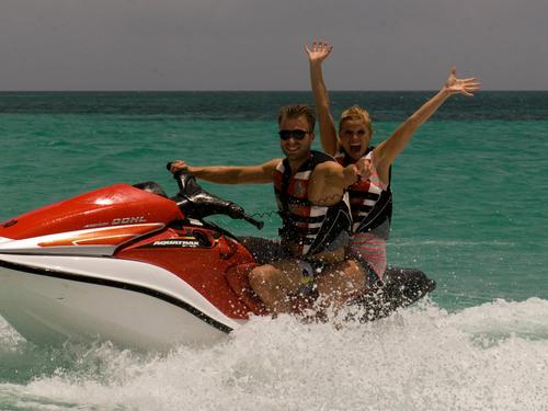 Aruba double double jet ski and parasail Cruise Excursion