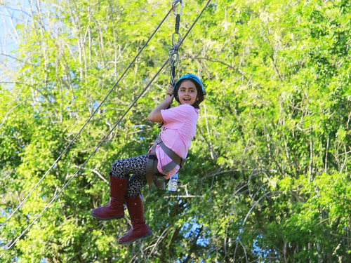 Amber Cove Squirrel Monkey Encounter and 8 Zip Lines Excursion
