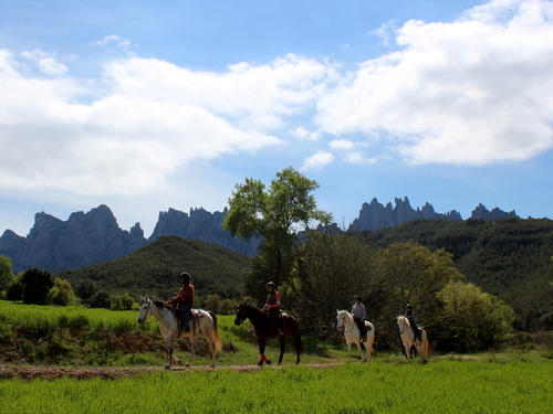 Barcelona  Spain benedictine monastery horseback riding Cruise Excursion Booking
