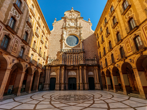 Barcelona  Spain montserrat abbey 