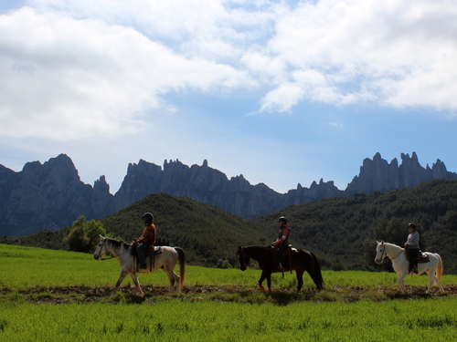 Barcelona  Spain massif of montserrat horseback riding Shore Excursion Tickets