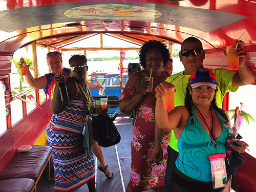 Belize dancing Bus Trip Reservations