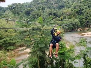 Belize Zip Line Canopy Jungle Adventure Excursion with Lunch