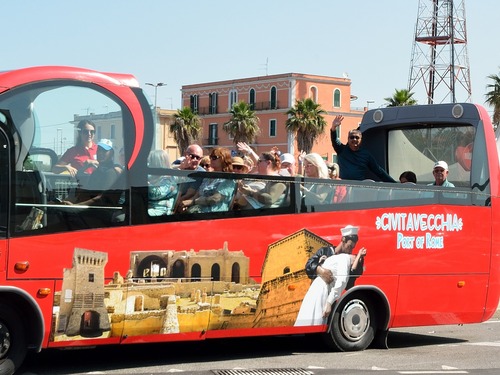 Civitavecchia  Italy Hop On Hop Off Bus Cruise Excursion Reservations