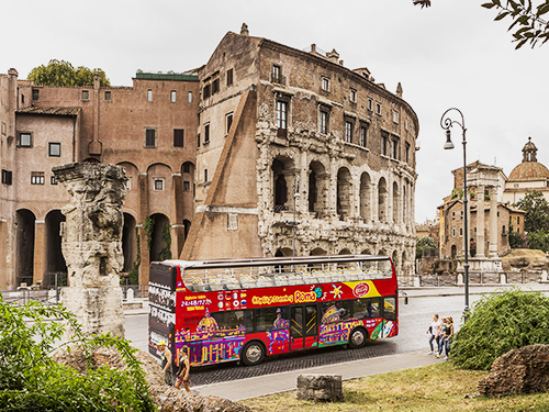 Civitavecchia Rome Hop-on Hop-off Sightseeing with Colosseum Ticket Excursion By Train