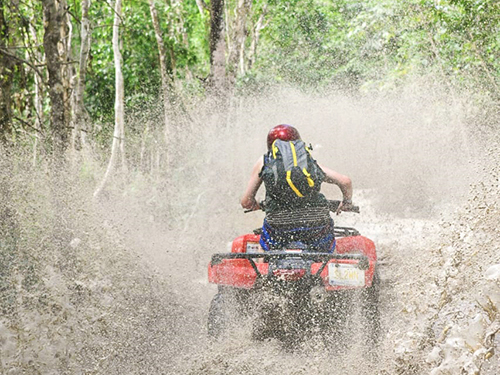 Cozumel ATV and Clear Boat Ride and Snorkeling Excursion