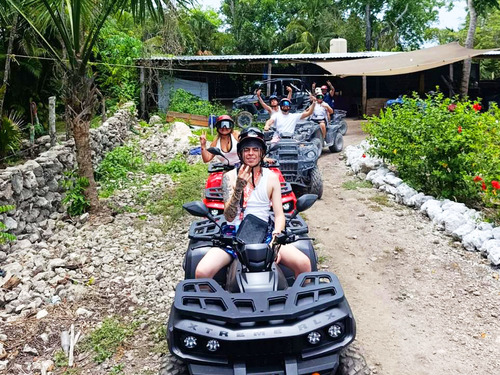 Cozumel ATV Mud Kicking and Snorkel by Boat Excursion