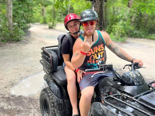 Cozumel ATV Mud Kicking and Snorkel by Boat Excursion