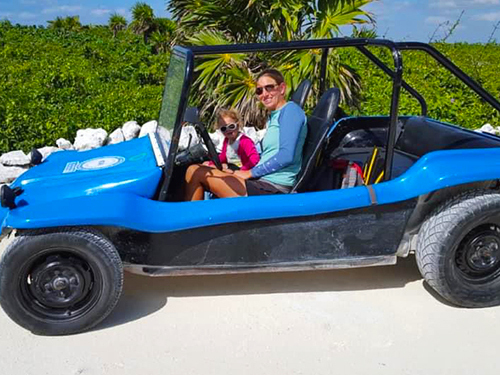 Cozumel Dune Buggy Sightseeing and Otoch Park Mayan Excursion