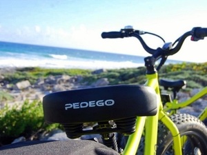Cozumel Electric Bike Ride and Beach Snorkel Excursion