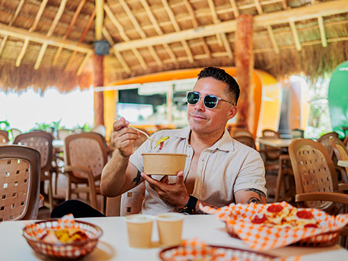 Cozumel Isla Mia Roots Beach Vibes with Optional Round-Trip Transportation