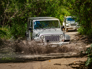 Cozumel Jeep Adventure to All-Inclusive Passion Island Excursion
