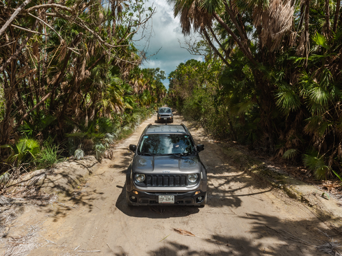 Cozumel Jeep Off-Road Adventure and All-Inclusive Passion Island Excursion 