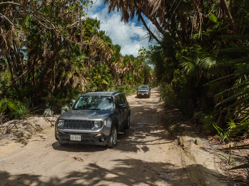 Cozumel Jeep Off-Road Adventure and All-Inclusive Passion Island Excursion 