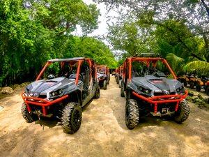 Cozumel Jungle Xrail Buggy to Jade Cavern and Cenote Swim Excursion