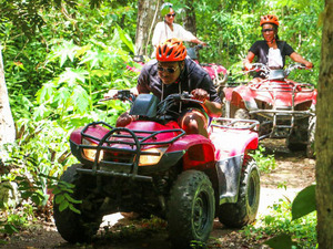 Cozumel Mayan Jungle ATV Adventure and Beach Club Excursion