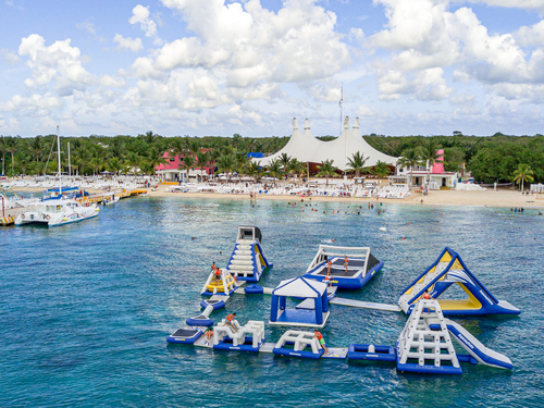 Cozumel Mexico Floating Water Park  Tour Reservations