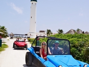 Cozumel Punta Sur Park Dune Buggy, Coral Reef Snorkel, Beach, and Island Highlights Excursion