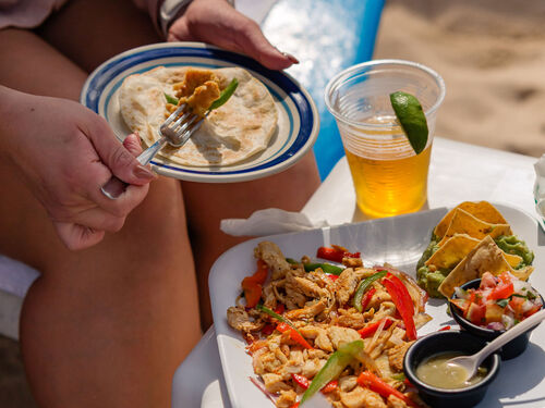 Cozumel San Francisco Beach Day Pass with 1 Meal and 2 Drinks