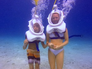 Cozumel Sea Trek Helmet Dive at Chankanaab Excursion