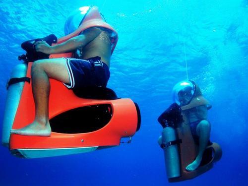 Cozumel Underwater scooter Cruise Excursion Reservations