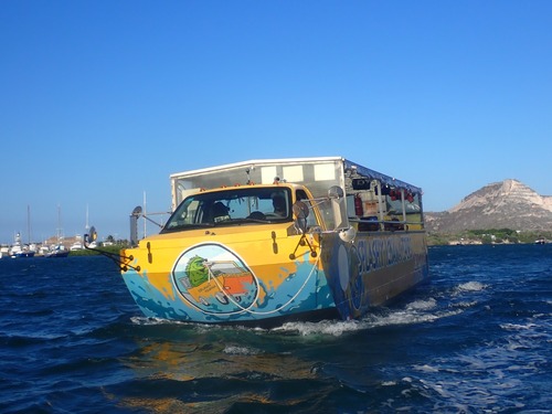 Curacao Amphibious Land and Sea Bus Excursion