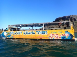 Curacao Amphibious Land and Sea Bus Excursion
