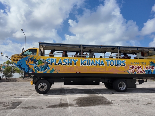 Curacao Amphibious Land and Sea Bus Excursion