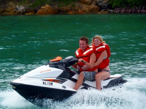 Curacao Guided Jet Ski and Snorkel Excursion