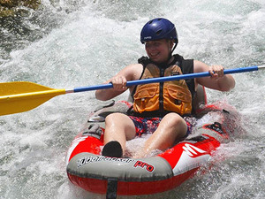 Falmouth River Rapids Waterfall, Kayaking, and Beach Break Excursion