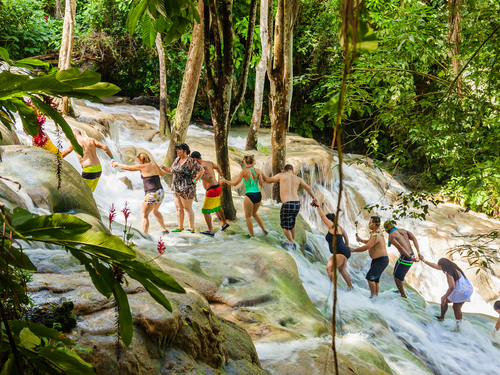 Ocho Rios Jamaica Dunns Falls River Tube Cruise Excursions Reviews