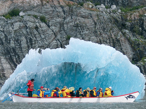 Juneau Mendenhall Glacier Lake Canoe Adventure Excursion