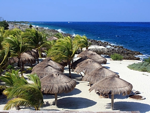 Cozumel beach and fresh water pool Cost