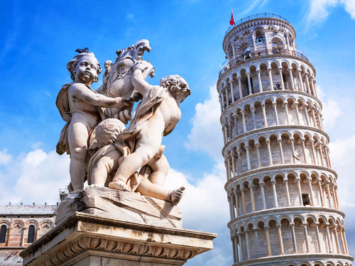 Livorno to Lucca and Pisa with Leaning Tower Entrance Ticket Excursion
