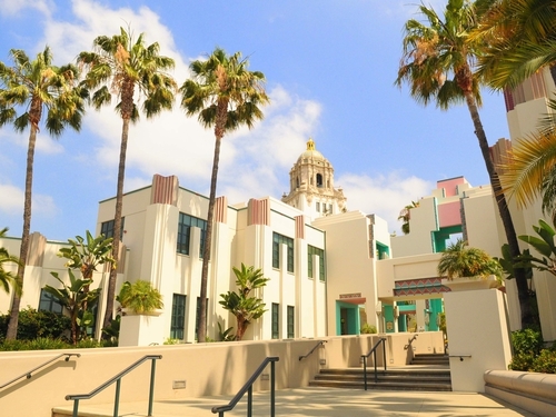 Los Angeles  California / USA Beverly Hills City Hall Sightseeing Trip Reservations