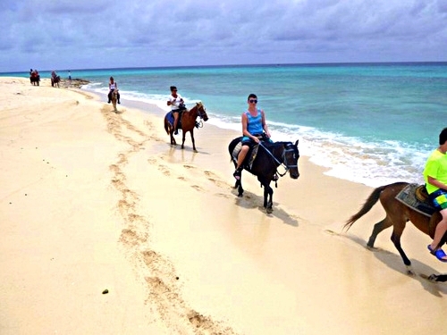 Grand Turk beach horseback Shore Excursion Reservations