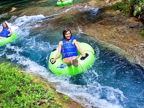 Montego Bay climbing falls Tubing Cruise Excursion Reservations